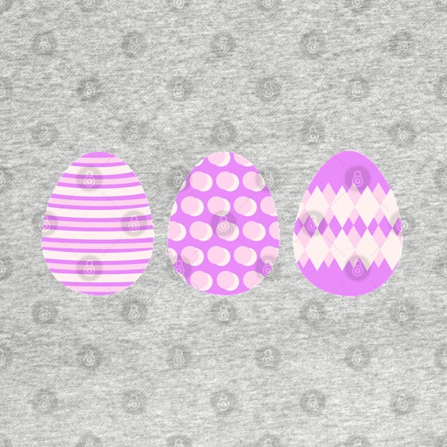 Eggspert Easter Eggs - Decorated Eggs in Pink by skauff